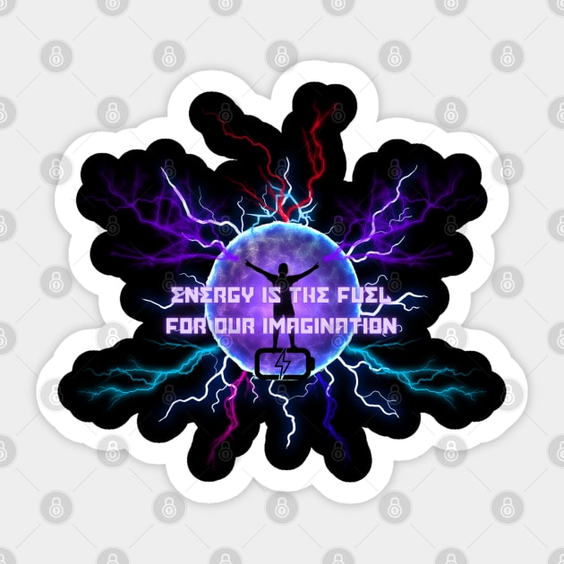 Spark of Imagination - energy of life Sticker by Smiling-Faces